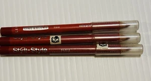 Styli-Style Line & Blend Lip Liner Red Rare Made In France X3 - Picture 1 of 3