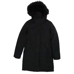 The North Face Parka Cappotto Giacca Donna Taglia XS Nero Cappuccio Pelliccia Ecopelliccia - Foto 1 di 4
