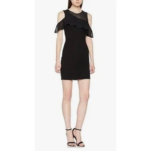The French Connection Vestito Donna Taglia 6 Piccolo Nero Mini Cambio Cocktail - Foto 1 di 7