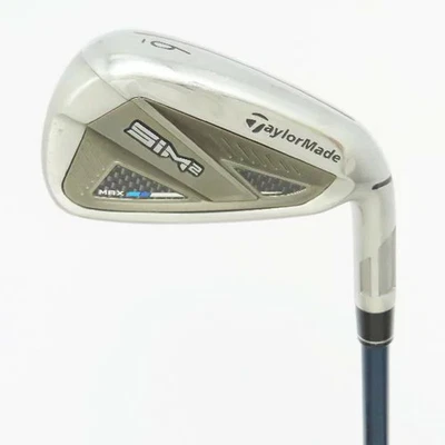 TaylorMade SIM2 MAX 2021 Iron Set 6-9,Pw,Aw 6pc Flex Stiff TENSEI BLUE TM60 - Image 1 of 4