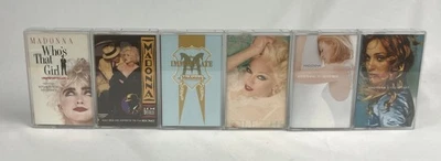 MADONNA Cassette Tape Lot x6 Breathless Immaculate Ray Stories Who's Something Foto 1 de 4