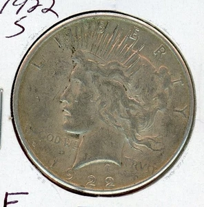1922-S^^Dólar de la Paz^^F^ - Imagen 1 de 3