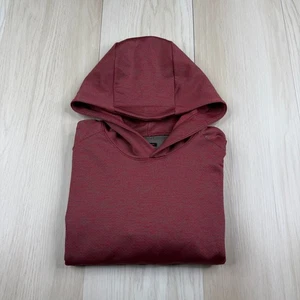 Sudadera con Capucha Lululemon Textured Tech Para Hombres Rojo Brezo Mejor Todos los Días Talla 2XL - Imagen 1 de 10