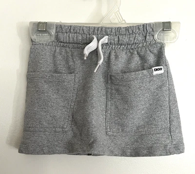 KIDS DKNY GIRLS SKORT  GRAY  SIZE 2T ~  DRAWSTRING - Image 1 of 4