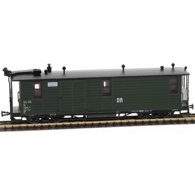 Techno Model 53405 Train Driver Car D. DR Epoch IIIb Green Wood Construction H0e + New - Image 1 of 4