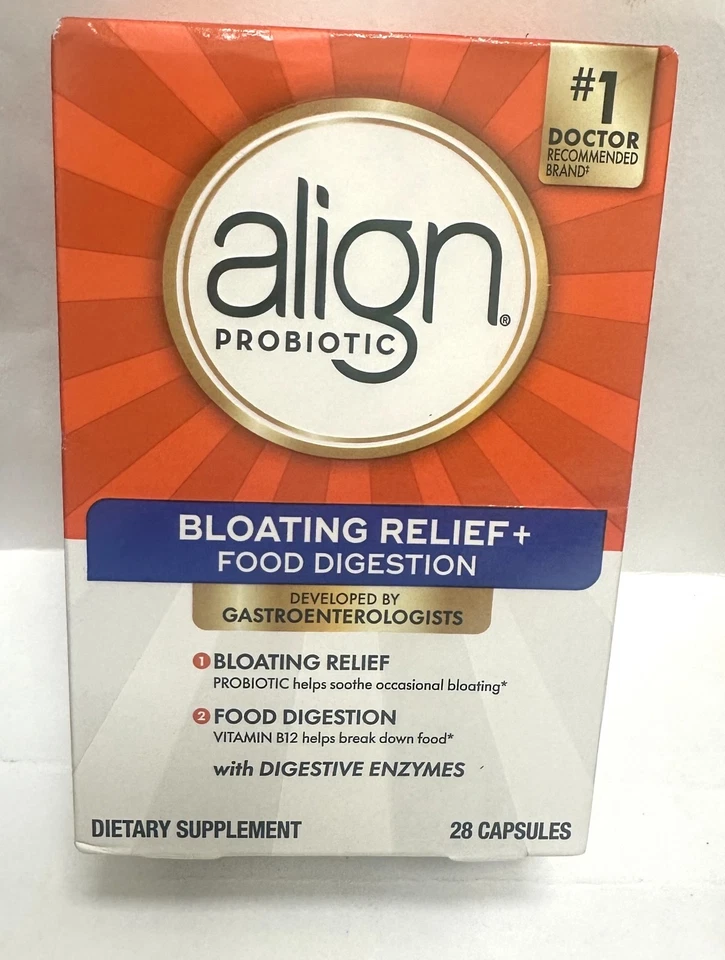 Align Probiotic Bloating Relief+Food Digestion 28 Capsules, Exp :04/26 & UP - Image 1 of 1