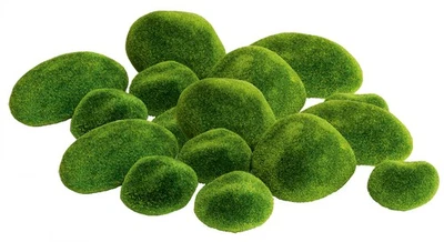 VBS 16er-Pack Moossteine 5-10cm Bastelmoos Natur-Moos Deko-Moos