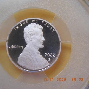 2022-S Lincoln Shiel Cent PCS PR7RD DCAM FS Signed by Len Buckley RARE 55 Only - Picture 1 of 6