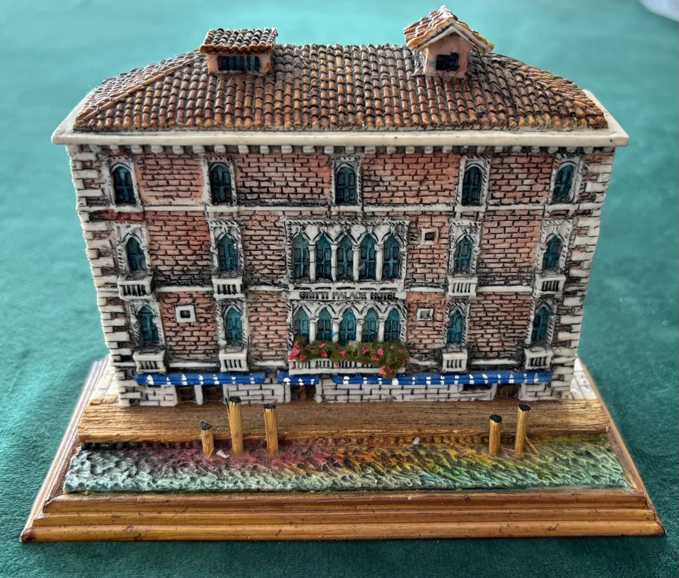 Giovanni Moro  Venice Miniature Building Signed Original Vintage Rare - Image 1 of 4