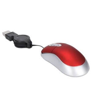Wired Mouse 1600DPI Optical Resolution USB Mice 3 Ways Wheel Design Computer FY - Afbeelding 1 van 22