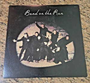 WINGS Band On The Run LP NM- 1st Press on Apple with Poster 1973 Original - JS12 - Picture 1 of 4