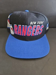VINTAGE SPORTS SPECIALTIES SHADOW VERSTELLBAR DRUCKKNOPFLASCHE NHL NEW YORK RANGERS MÜTZE * - Bild 1 von 14