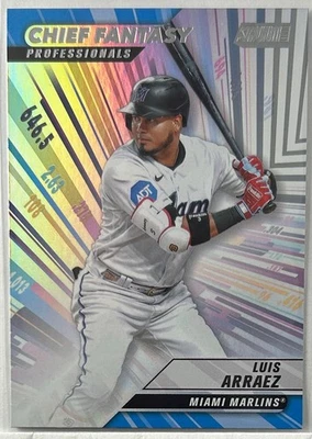 2024 Stadium Club #CFPRO-12 Luis Arraez Chief Fantasy Professionals Marlins - Image 1 of 2