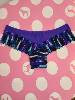 Braguita de bikini descarada mini tiro extra bajo rosa Y2K VS talla M Foto 1 de 4