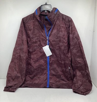 Chaqueta reflectante giratoria NE711 North End para hombre talla pequeña en borgoña Foto 1 de 4