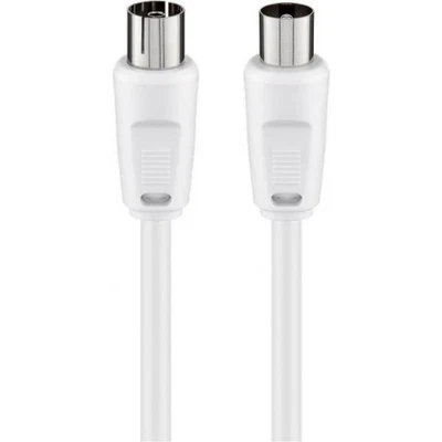 Goobay Cavo Antenna TV M/F 10 mt bianco - Immagine 1 di 4
