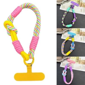Dopamine Braided Phone Lanyard Camera Hanging Rope Phone Charm Accessories - Photo 1 sur 17