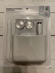 U Brands Magnetic Modern Scallop Accessory Locker Kit - White New in Packaging - Picture 1 of 4