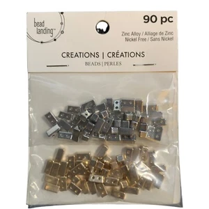 Cuentas de 90 piezas de oro plateado para creaciones de cuentas - Imagen 1 de 2