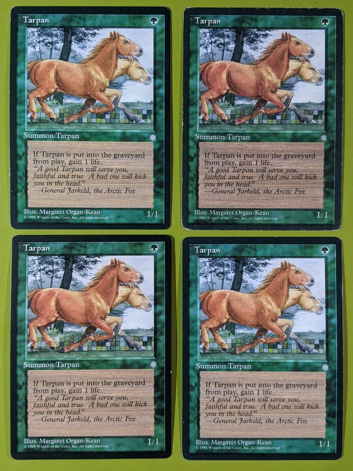 Tarpan x4 Ice Age 4x Playset Magic the Gathering MTG - Image 1 of 1