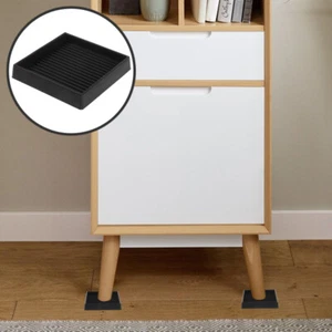 Multi-function Furniture Coaster Square Furniture Leg Pad Rubber Couch Stopper - Picture 1 of 12