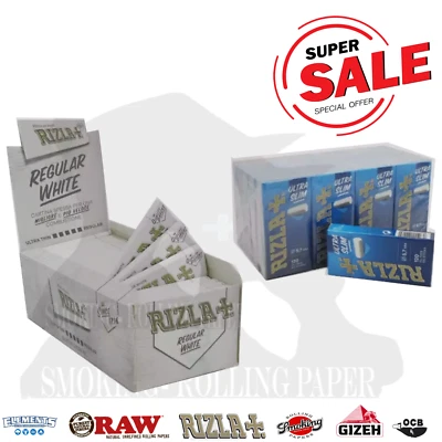 Cartine Rizla Bianche Corte Regular 50 Libetti  + Filtri Rizla Ultra Slim 5.7mm - Immagine 1 di 3