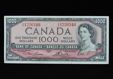 1954 $1000 Dollar Bank of Canada Banknote A/K 1226340 Lawson Bouey AU Grade