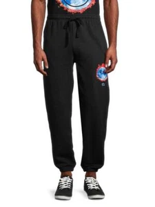 Elevenparis Men's Black Smiley Graphic Knit Joggers Size XXL - Picture 1 of 1