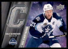 2021-22 AHL Captains #L-12 Cole Schneider - Milwaukee Admirals