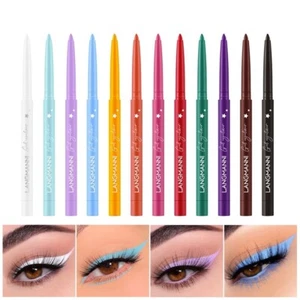 12 color pearlescent eyeliner gel pen can rotate eyeliner pen eye shadow - Picture 1 of 7