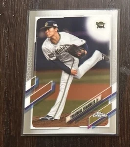 2021 Topps Chrome NPB YOSHINOBU YAMAMOTO Rookie Card #90 DODGERS Orix - Bild 1 von 1