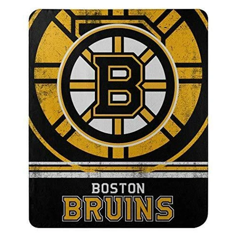 The Northwest Company NHL Boston Bruins "Fade Away" Fleece Throw Blanket, 50" x Cover