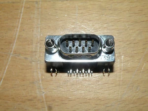 (10) Jameco Steckverbinder D-Subminiatur Stecker 9-polig 2,77 mm Lötzinn rechtwinklig  - Bild 1 von 7