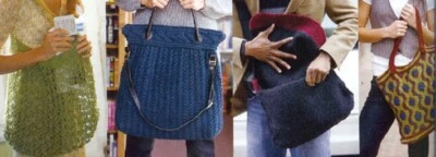 Handbags totes purses to knit and crochet: Bag Style, 20 styles - Image 1 of 2