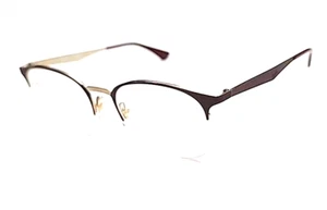 Marco de gafas redondo Ray Ban RB6422 3007 púrpura dorado medio borde 49-19 140 - Imagen 1 de 6