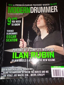 MODERN DRUMMER MAGAZINE-ILAN RUBIN OCTOBER 2015-EUC - Picture 1 of 1