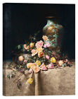 Stampa Su Tela Vernice Effetto Pennellate Ramsey - Still Life With Roses
