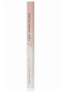 Avon Lisa Armstrong Brow Down To Me Eyebrow Pencil & Brush 2-in-1 Black Shade - Picture 1 of 4