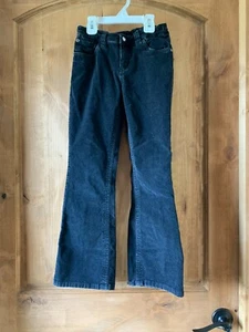 Green Soda Black Sparkle Corduroy Pants Girls sz 7 - Picture 1 of 6