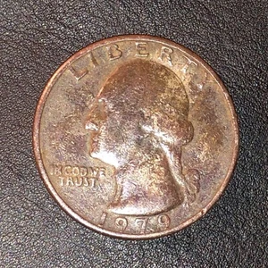 1979 Quarter Error Missing Clad Layer Obverse And Reverse %100 - Picture 1 of 10