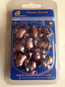 Gladiator Helmet Thumb Screws  - NEW Pack of 10 x 3.3mm - 6/32 - Copper Finish - Picture 1 of 2