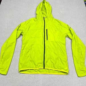 Nathan Stealth Windbreaker Jacket Womens M Acid Lime Green Lightweight Running - Imagen 1 de 8