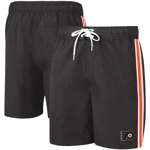 Men's G-III Sports by Carl Banks Black/Orange Philadelphia Flyers Sand Beach Cover