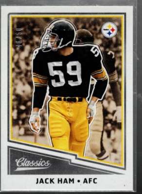 A0919- 2017 Classics Blank Back #133 Jack Ham /50 - NM-MT (PITTSBURGH STEELERS) - Image 1 of 2