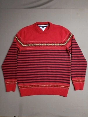 Tommy Hilfiger Wool Blend Sweater Mens Size XL Tight Knit Fair Isle Spackled EUC - Image 1 of 4