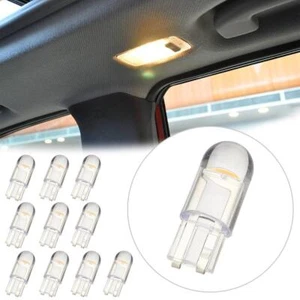 12V Automobiles Auto Bulb Glass Housing T10 Led Car Sidelight W5W DRL COB 6000K - Picture 1 of 12