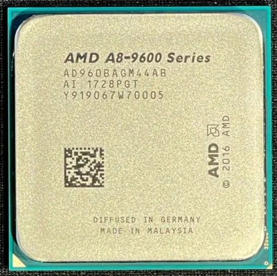AMD A8-9600 Series APU Processor / 7th Gen / AD960BAGM44AB / W5NWV - Image 1 of 4