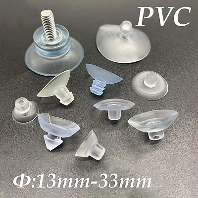 Clear Sucker Suction Cups/Screw Suction Cups Glass Window/Table Anti-slip Fixing - Imagem 1 de 4
