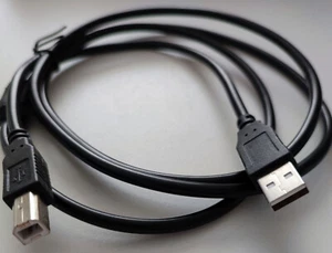 USB kabel / Druckerkabel - USB A auf USb - B Stecker - NEU -  grau 1,5m - Bild 1 von 1