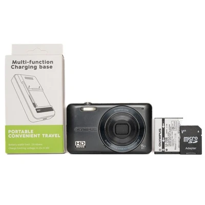 Olympus VG-120 14.0MP Digital Camera - Black - Black - FULLY FUNCTIONAL - Image 1 of 4